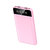 10K mAh Slim Power Bank with 2 USB Ports & LED Flashlight - Pink