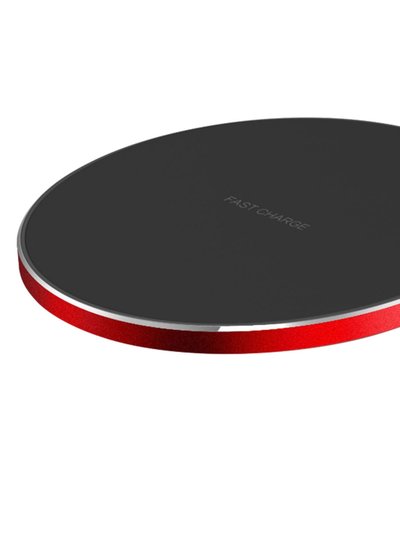 Fresh Fab Finds 10W Qi Fast Wireless Charger Pads For Samsung Galaxy & iPhone XS/XR/Max - Red product