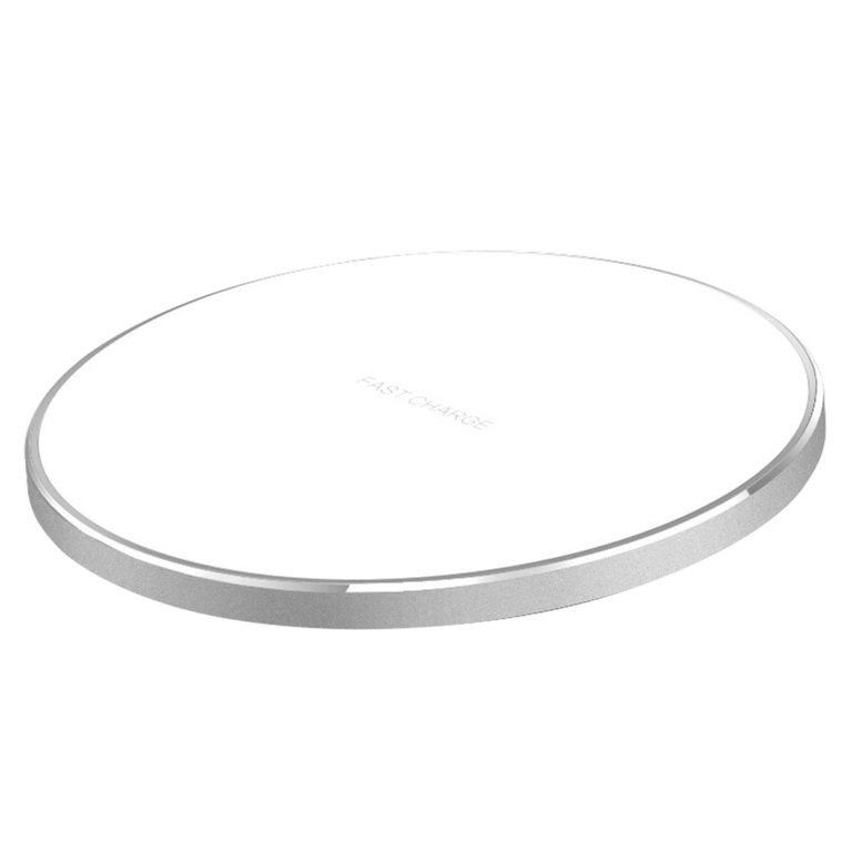 10W Qi Fast Wireless Charger Pads For Samsung Galaxy & iPhone XS/XR/Max - White