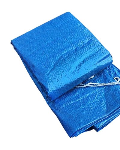 Fresh Fab Finds 12ft Swimming Pool Cover Protector Dustproof Waterproof Paddling Pool Cover - Blue product