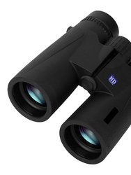12X Zoom Binoculars With FMC Lens Foldable Telescope For Concert Bird Watching Hunting Sports Events Concerts - Black