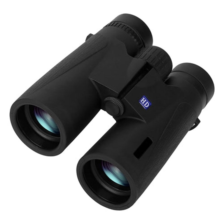 12X Zoom Binoculars With FMC Lens Foldable Telescope For Concert Bird Watching Hunting Sports Events Concerts - Black