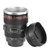 13.6oz Camera Lens Coffee Mug - Stainless Steel Insulated Travel Cup, Food-Grade, All Ages - Black