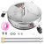 15" High Pressure Washer Flat Surface Cleaner 4000PSI Stainless Steel Disc Power Washer Broom With 3 Wheels 2 Washer Extension Wands 2 Replacement No