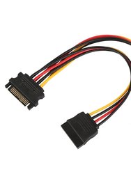 15 Pin Y Splitter Cable Adapter Male To Female Converter Cord For Hard Drive - Multi
