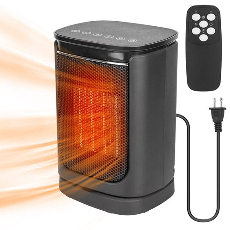 1500W Electric Space Heater Ceramic Heater Fan 90ºOscillating Heating Fan