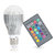16-Color LED Bulb Set With Remote Control - Perfect For Mood Lighting - Multi