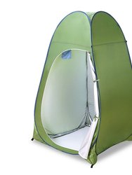 1Person Outdoor Pop Up Toilet Tent Portable Changing Clothes Room Shower Tent Camping Shelter Privacy Tent With Carry Bag - Army Green