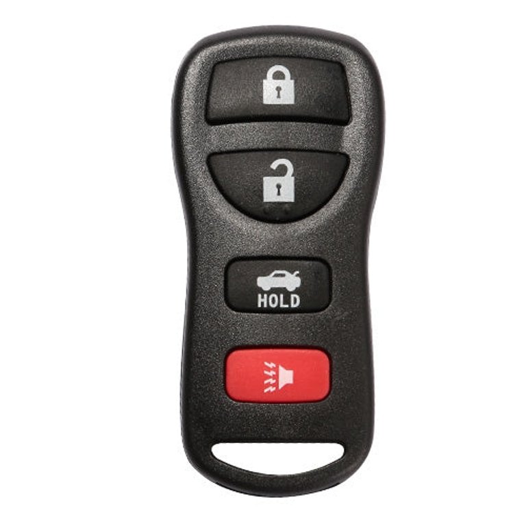 2 Keyless Entry Car Key Remote Key Fob Case Button Pad Replacement for 2002-2006 Nissan Altima KBRASTU15 - Black