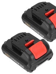 2 Packs 12V Li-ion Power Tool Battery Replacement Compatible With Dewalt