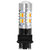 2 Pcs T25 3157 800LM Turn Signal Parking DRL LED Light Bulbs With LED Load Resistors Light Decoder Kit - Black