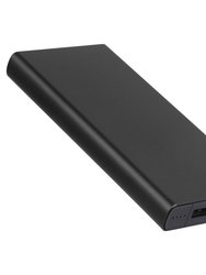 20,000mAh Power Bank Portable External Battery Charger Dual USB Type C Micro USB Input - Black