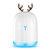 220ml Cool Mist Humidifier With 7 Color Breathing Lights - Auto Off - Office, Home, Yoga - White