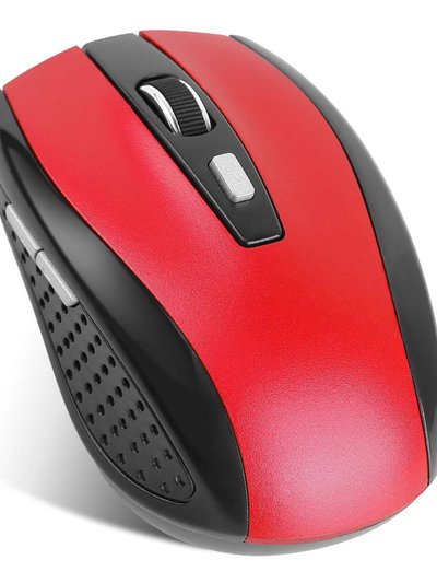 Fresh Fab Finds 2.4G Wireless Gaming Mouse, 3 Adjustable DPI, 6 Buttons, for PC Laptop Macbook. Includes Receiver. - Red product