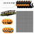 25Pcs Halloween Party Striped Decorative