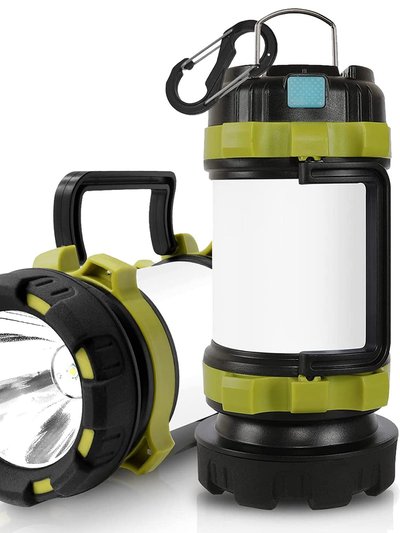Fresh Fab Finds 2Pcs Camping Lantern Rechargeable Flashlight Torch Power Bank Portable Tent Light Lamp USB Rechargeable For Hiking Fishing Emergency Outdoor product