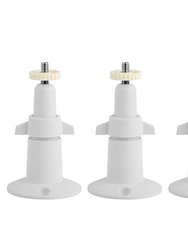 3 Packs Security Camera Wall Mount For Arlo 360°Adjustable Camera Holder Garden Patio Screw Mount Universal Fit For 1/4" Imperial Standard Screw Inter