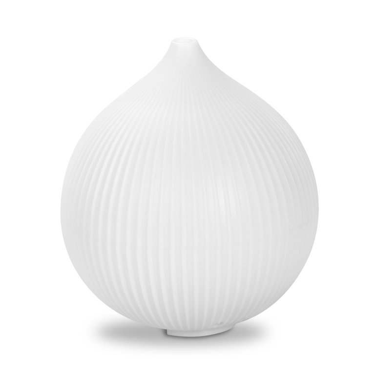 330ml Cool Mist Humidifier With Aroma Diffuser & LED Lights - Perfect For Office, Home, Study, Yoga, Spa - White
