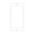 3D Curved Tempered Glass Full Cover Screen Protector For Apple iPhone 7 Plus - White