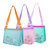3Pcs Beach Mesh Bags Seashell Sand Toys Collecting Tote Bags With Adjustable Straps For Boys Girls - Multi - Multi