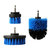 3Pcs Set Drill Brush Power Scrubber Cleaning Brush For Car Carpet Wall Tile Tub Cleaner Combo - Blue