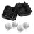 4-Ball Silicone Ice Mold - Whisky/Bourbon - Create Perfect Spheres - Black