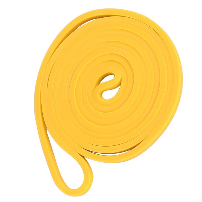 4-Color Resistance Loop Band For Pull Up Assistance, Stretch Mobility Fits Different Weights - Yellow