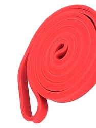 4 Colors Resistance Loop Band - Pull Up Assistance, Stretch Mobility For Gym, Yoga, Power Lifting - Fit For Different Weights - Red