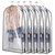 5 Pack 40In Garment Bag For Hanging Clothes Dustproof Waterproof Hanging Clothes Storage Bag