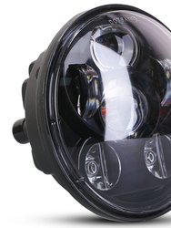 5.75" LED Headlight Motorcycle Projector Headlamp Fit For Harley Dyna Sportster - Black