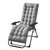 67" x 22" Chaise Lounger Cushion Recliner Rocking Chair Sofa Mat Deck Chair Cushion - Gray