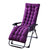 67" x 22" Chaise Lounger Cushion Recliner Rocking Chair Sofa Mat Deck Chair Cushion - Purple