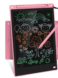 8.5" LCD Writing Tablet Electronic Colorful Graphic Doodle Board Kid Educational Learning Mini Drawing Pad - Red