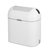 9L Touchless Motion Sensor Trash Can With Lid - Perfect For Kitchen, Bathroom, Bedroom, Office - White - 9L