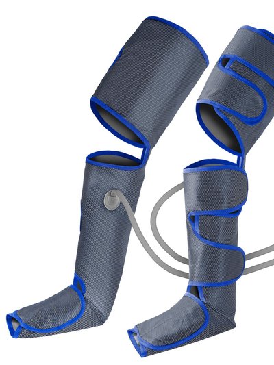 Fresh Fab Finds Air Compression Leg Massager - Pain Relief & Blood Circulation - 4 Modes, 3 Intensities - Blue product