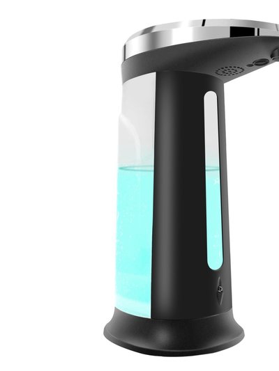 Fresh Fab Finds Anti-slip Sensor Soap Dispenser - 400ML/16.9OZ, Refillable, 2 Drop Volume Adjustment - Black product