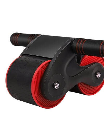 Fresh Fab Finds Automatic Rebound Abdominal Wheel Anti-Slip AB Roller Wheel With Kneel Pad Phone Holder Home Gym Abdominal Exerciser For Men Women - Red product