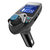 Car FM Transmitter MP3 Player + Hand-Free Call + USB Charger + AUX Input + TF Card + USB Flash Drive - Black