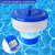 Floating Pool Chlorine Dispenser Chemical Holder Tablet Dispenser Floater For Indoor Outdoor Swimming Pools Spa Hot Tub
