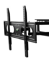 Full Motion TV Wall Mount Swivel Tilt TV Wall Rack Support 37-70” TV Wall Mount Max VESA Up To 600x400mm Holds Up To 99LBS - Black