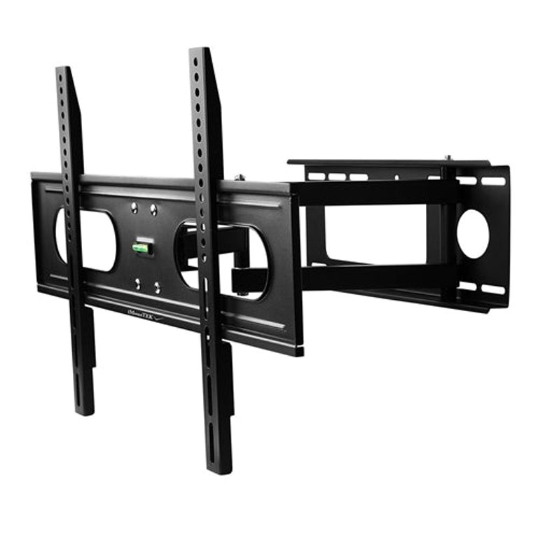 Full Motion TV Wall Mount Swivel Tilt TV Wall Rack Support 37-70” TV Wall Mount Max VESA Up To 600x400mm Holds Up To 99LBS - Black