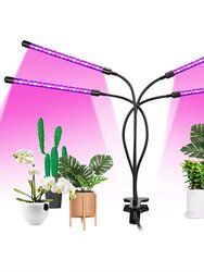 Grow Lights For Indoor Plants,  80W 80 LEDs Plant Lights With Red Blue Full Spectrum 10 Dimmable Level 360°Adjustable Gooseneck 3/6/12H Timer