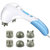 Handheld Percussion Massager - Double Head, Full Body Relaxation - White