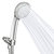 Handheld Shower Head Stainless High Pressure 5 Spray Settings Massage Spa Showerhead Chrome Face With Check Valve 5ft Steel Hose Adjustable