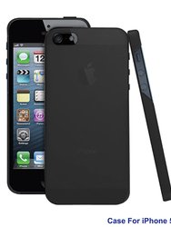 Hard Snap On Cover Case For Apple iPhone 5 - Black