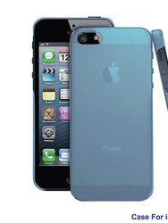 Hard Snap On Cover Case For Apple iPhone 5 - Blue