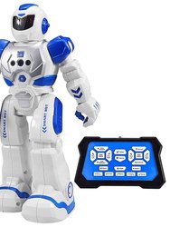 Intelligent Remote Control Robot Gesture Sensing Smart Programmable Robot Walking Singing Dancing Educational Toy For 6+ Year-old Kids - White