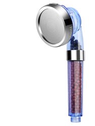 Ionic Filtration Shower Head High Pressure 3 Mode Stone Water Saving Bath Handheld Shower