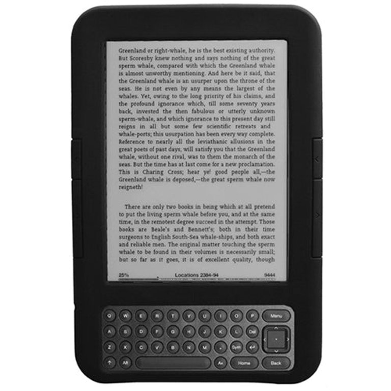 Kindle Protective Case Cover For Amazon Kindle3 White Black Pink - Black