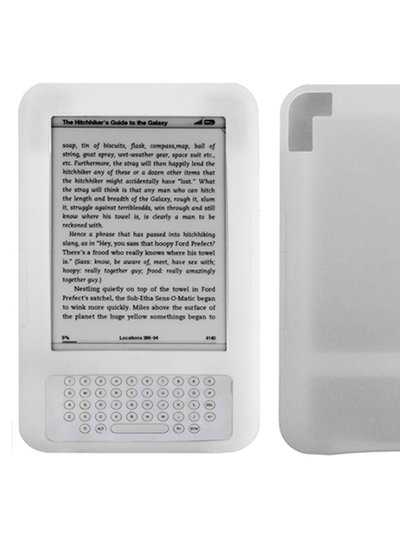 Fresh Fab Finds Kindle Protective Case Cover For Amazon Kindle3 White Black Pink - White product